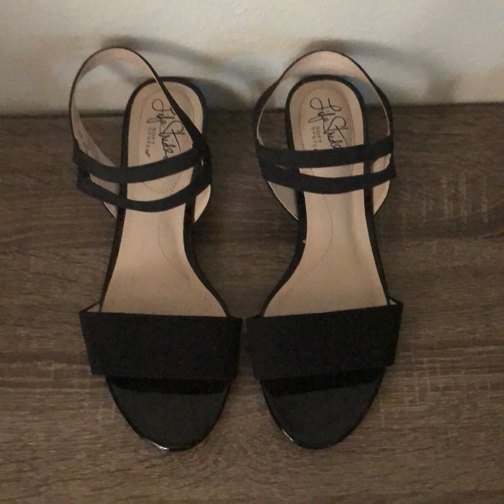 Black Spring Sandals
